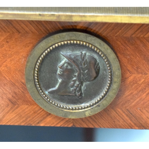 232 - A FINE 19TH CENTURY FRENCH ORMOLU MOUNTED MARBLE TOP TABLE in the manner of Linke or Sormani. 74 cm ... 