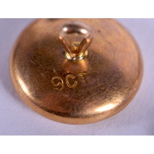 1874 - ASSORTED GOLD CUFFLINKS. 0.7 oz. (qty)