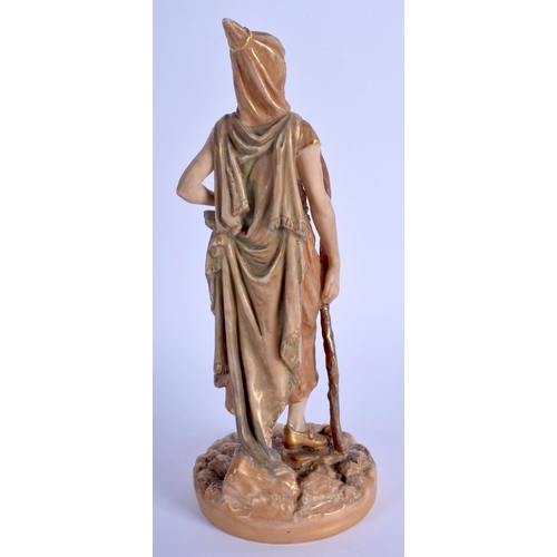 228 - Royal Worcester figure of a female Brigaree Indian date code for 1903. 22.5cm high