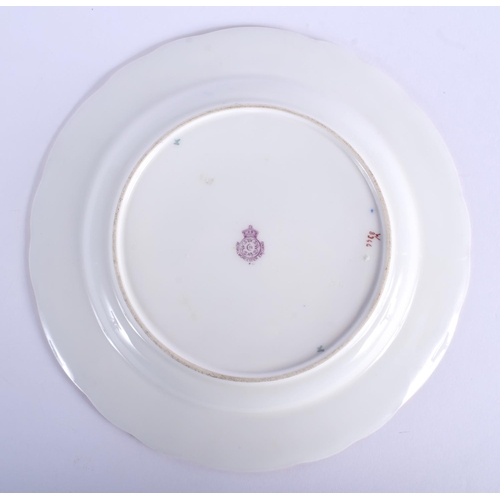 240 - Royal Worcester fine plate painted with pears and blackberries by R. Phillips signed date code for 1... 