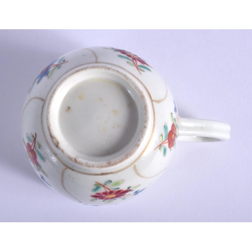 266 - 18th c. English porcelain coffee cup probably Worcester. 6.5cm high