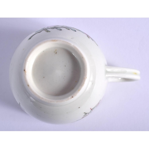 270 - 18th c. English porcelain coffee cup probably Worcester. 6.5cm high