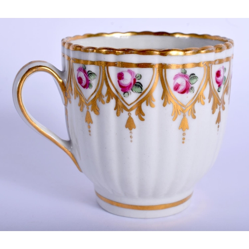 275 - 18th c. English porcelain coffee cup probably Worcester. 6.5cm high