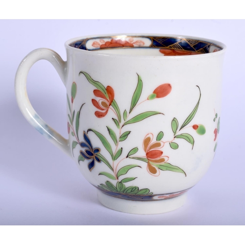 276 - 18th c. English porcelain coffee cup probably Worcester. 6 cm high