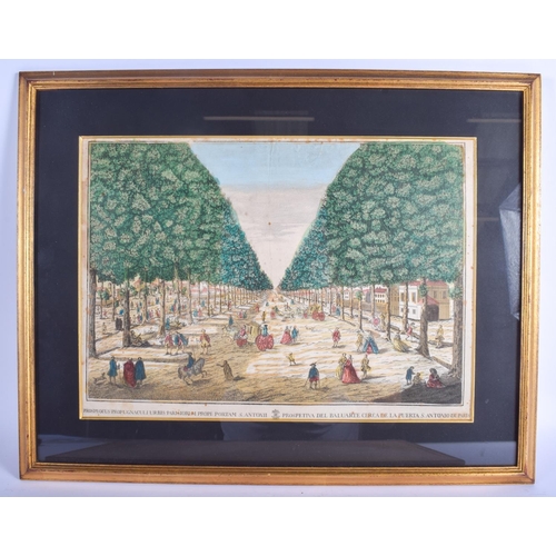 303 - Georg Balthasar Probst (1732-1801) Coloured Engravings, Turkish scenes. Image 42 cm x 32 cm. (3)