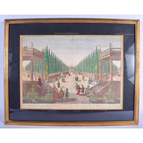 303 - Georg Balthasar Probst (1732-1801) Coloured Engravings, Turkish scenes. Image 42 cm x 32 cm. (3)