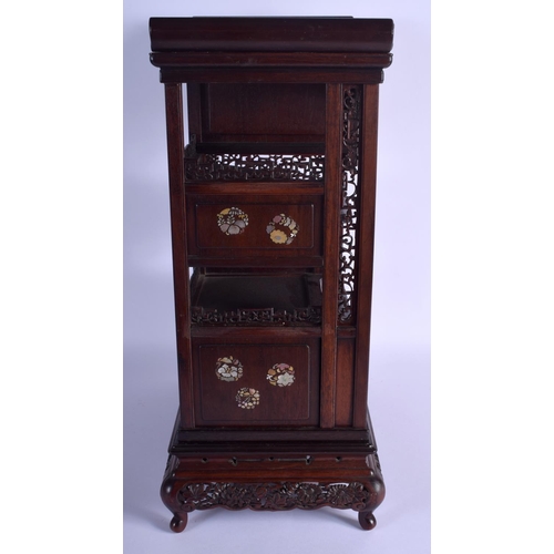 1646 - A LOVELY 19TH CENTURY JAPANESE MEIJI PERIOD SHIBAYAMA SHODANA CABINET of charming proportions, decor... 