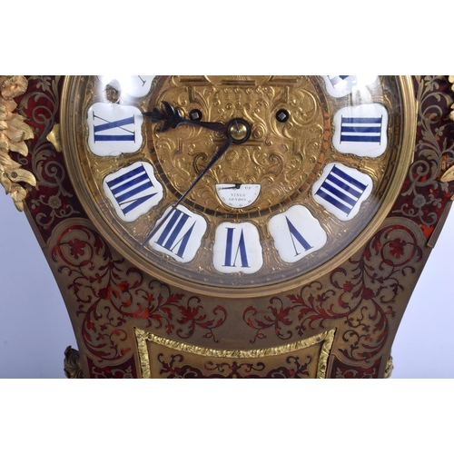 1797 - A VERY LARGE EARLY 19TH CENTURY ENGLISH BOULLE TORTOISESHELL BRACKET CLOCK by Edward Viner of London... 