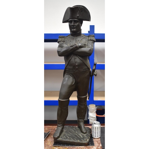 2356 - Emile Guillemin Hippolyte Guillemin (1841-1907) Napoleon, bronze modelled upon a square form base. 9... 