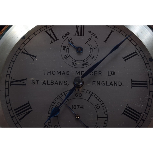 2047 - AN ANTIQUE THOMAS MERCER LTD OF ST ALBANS MARINE CHRONOMETER. Dial 12 cm wide.