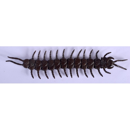 2172 - A JAPANESE CENTIPEDE OKIMONO. 14 cm long.