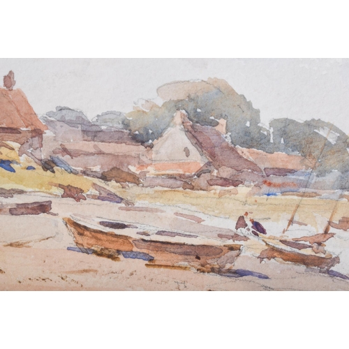 2386 - Gerald Ackermann (1876-1960) Watercolour, Brancester. Image 34 cm x 25 cm.