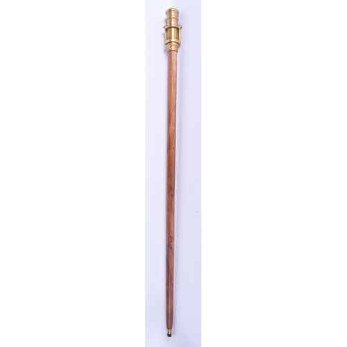 2456 - A CONTEMPORARY TELESCOPE WALKING CANE. 91 cm long.