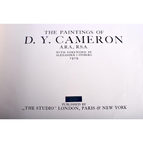 519 - Paintings of D Y Cameron, Folio. (qty)