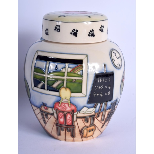 74 - A BOXED MOORCROFT LIMITED EDITION COLLECTORS CLUB GINGER JAR C2009 No 18 of 250, decorated with dadd... 