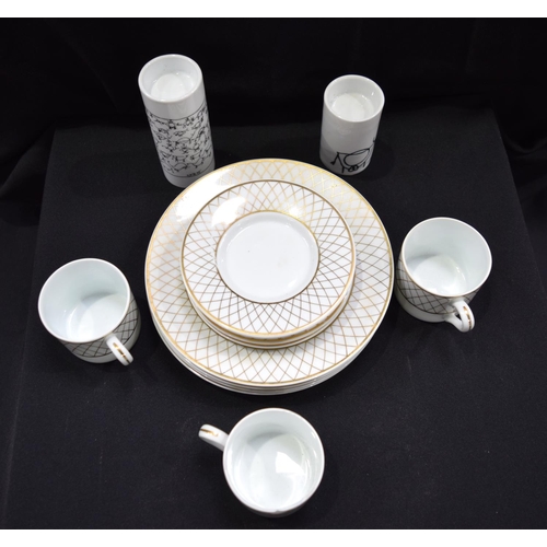 3001 - Quantity of Tiffany & Co Tea Set ware and Two Picasso Tea light holders