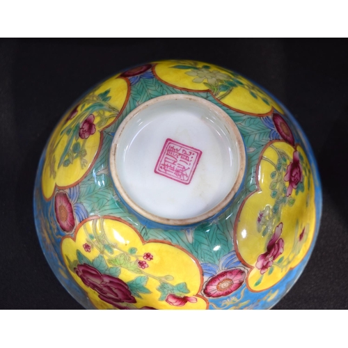 3026 - Chinese Tea pot together with other Chinese ceramics