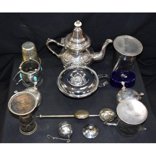 3037 - Group of silver plated items (Qty|)