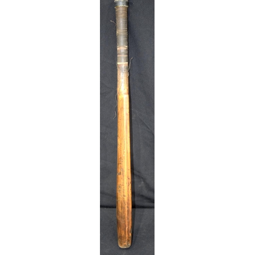 3058 - A Victorian cricket bat.  86cm x 9cm