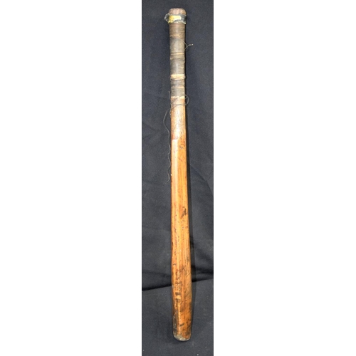 3058 - A Victorian cricket bat.  86cm x 9cm