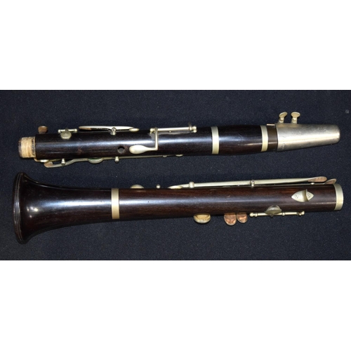 3072 - A vintage Boosey and Co Clarinet