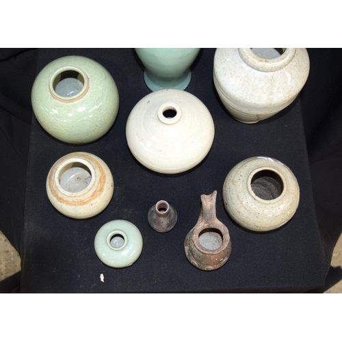 3078 - Collection of Chinese Celadon ware and others (8)