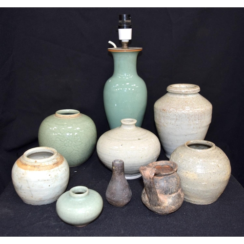 3078 - Collection of Chinese Celadon ware and others (8)