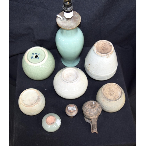 3078 - Collection of Chinese Celadon ware and others (8)