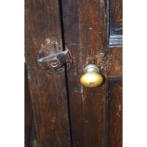 3090 - Small 18th century oak Wardrobe.  166cm x 87cm