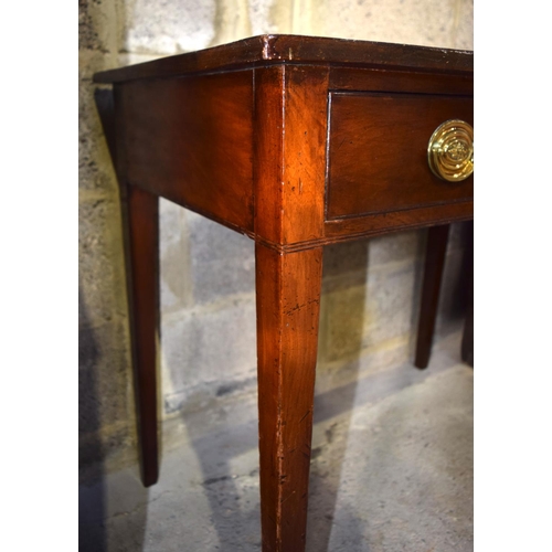 3093 - A George III Table. 
Height – 29.5 inches
Length – 34 inches
Depth – 22 inches