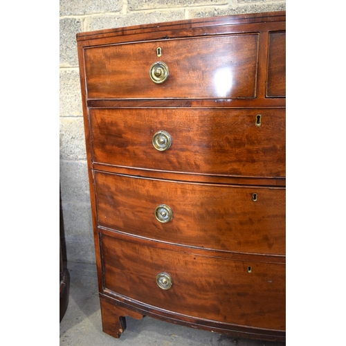 3104 - Early 19th Century  5 drawer Chest of Drawers.  108cm x 102cm