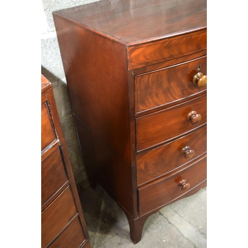 3104 - Early 19th Century  5 drawer Chest of Drawers.  108cm x 102cm