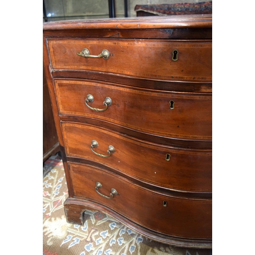 3113 - George III four drawer Chest of Drawers.  81cm x 86cm