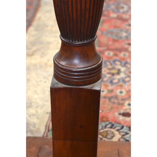 3116 - A wooden Lampstand.  152 cm high