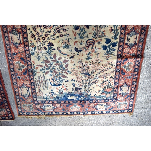 3139 - Pair of Persian Tree of Life rugs.  200cm x 140cm