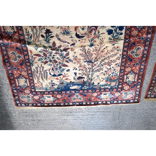 3139 - Pair of Persian Tree of Life rugs.  200cm x 140cm