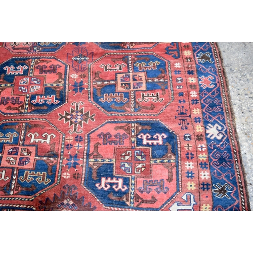 3144 - An Antique Caucasian Talish red ground rug.  330cm x 163cm