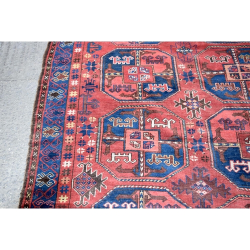 3144 - An Antique Caucasian Talish red ground rug.  330cm x 163cm