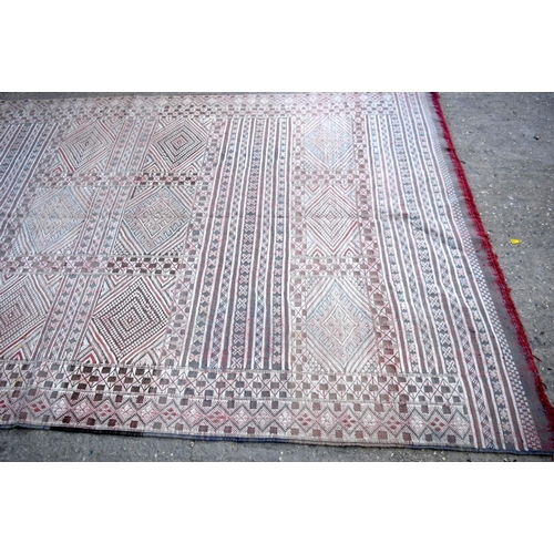 3145 - Two wool rugs.  290cm x 190cm