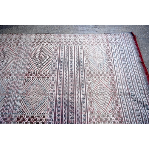 3145 - Two wool rugs.  290cm x 190cm