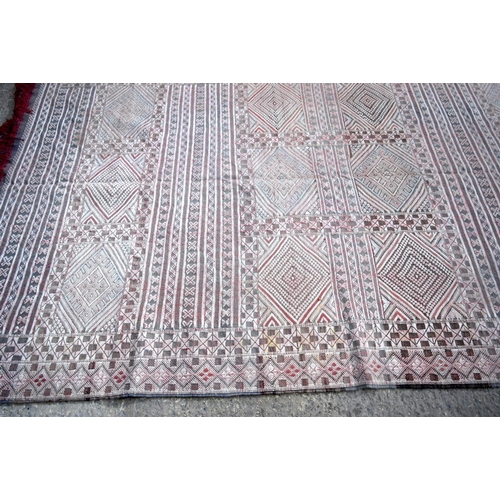 3145 - Two wool rugs.  290cm x 190cm