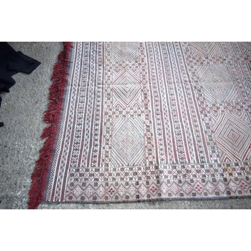 3145 - Two wool rugs.  290cm x 190cm