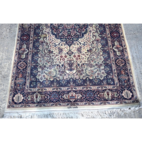 3146 - A Persian rug. 220cm x 139cm