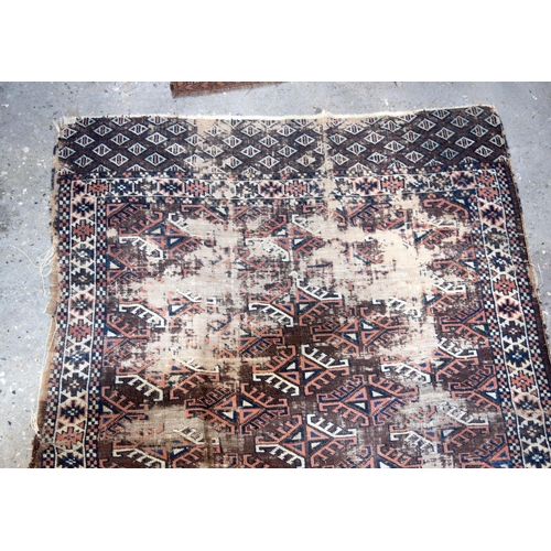 3147 - Four Oriental rugs.  largest 200cm x 120cm