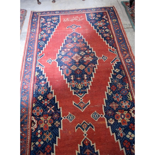 3148 - A Caucasian Armenian Karabagh Rug.  Dated 1925.  310cm x 132cm