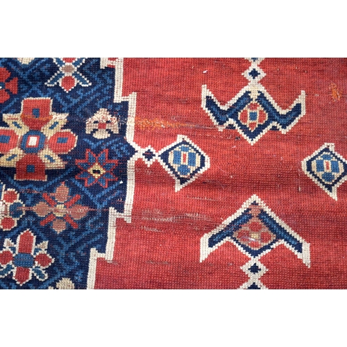 3148 - A Caucasian Armenian Karabagh Rug.  Dated 1925.  310cm x 132cm