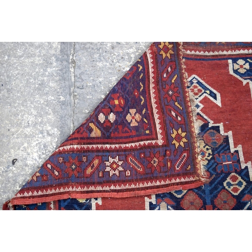 3148 - A Caucasian Armenian Karabagh Rug.  Dated 1925.  310cm x 132cm