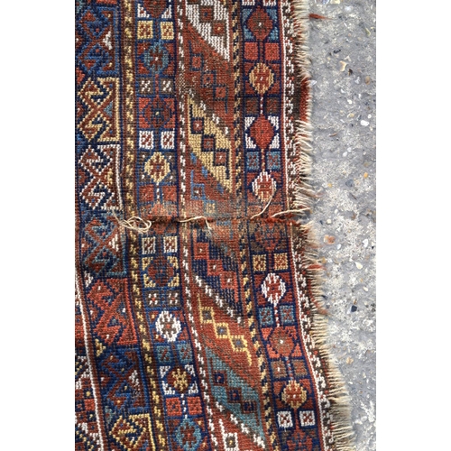 3152 - Pair of Turkman rugs plus smaller Rug.  largest 201cm x 154cm (3)