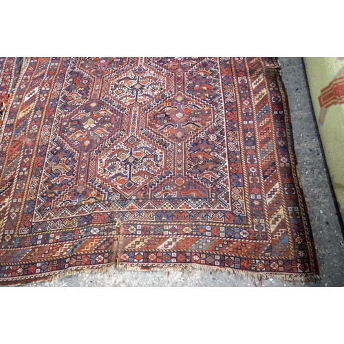 3152 - Pair of Turkman rugs plus smaller Rug.  largest 201cm x 154cm (3)