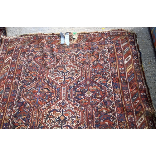 3152 - Pair of Turkman rugs plus smaller Rug.  largest 201cm x 154cm (3)